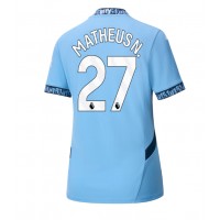 Maglie da calcio Manchester City Matheus Nunes #27 Prima Maglia Femminile 2024-25 Manica Corta